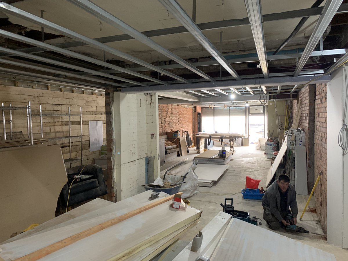 TipsyCowMbro's tweet photo. Works coming along nicely!
Progress being made everyday! 👷🏻‍♂️🔧🧰 https://t.co/zzHIwpVqTR
