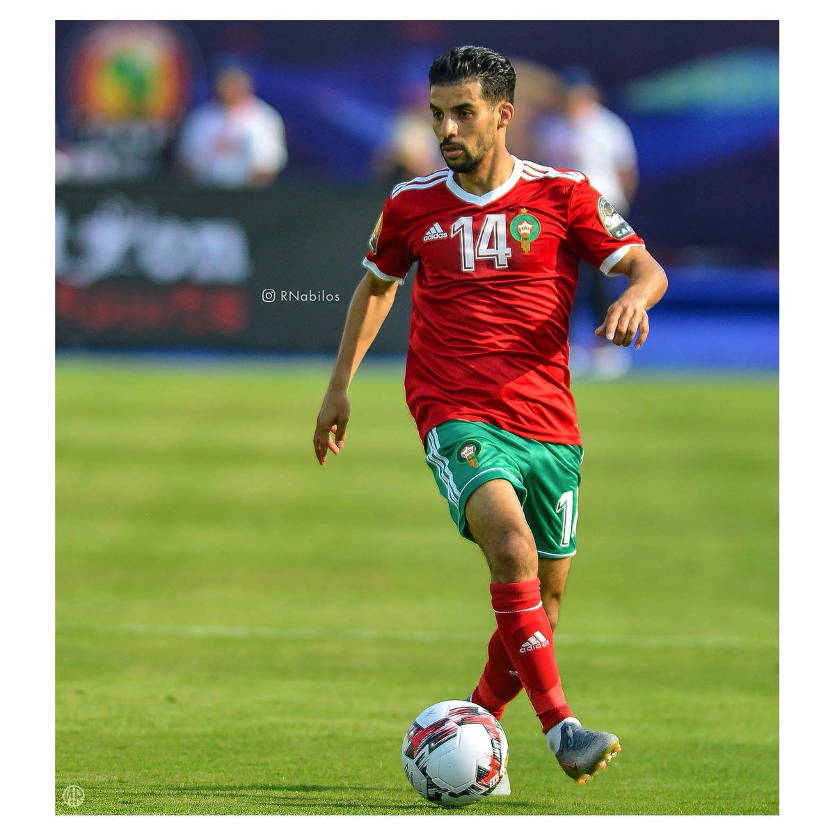 CNabilos's tweet photo. #MARNAM 1-0 | #AFCON2019 
#المغرب_نامبيا 
@HakimZiyech22 
@mbark_boussoufa 
📸: @RNabilos | #NRinAFCON2019 https://t.co/YSpDMBwH2q