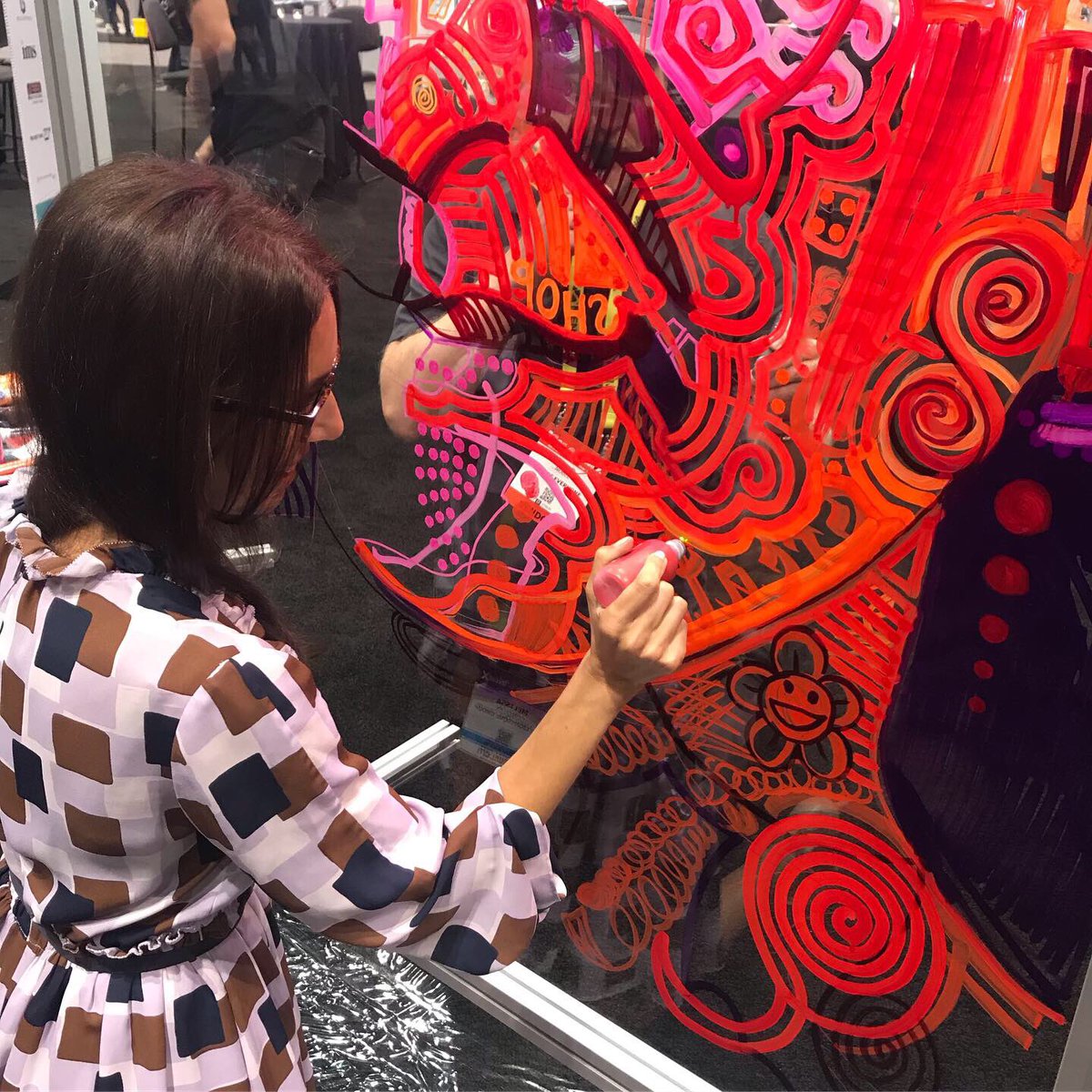 Amazing! I was one of the “artists” who brought this beauty to life. Love! #artofeveryone #retailx #wherephysicalmeetsdigital