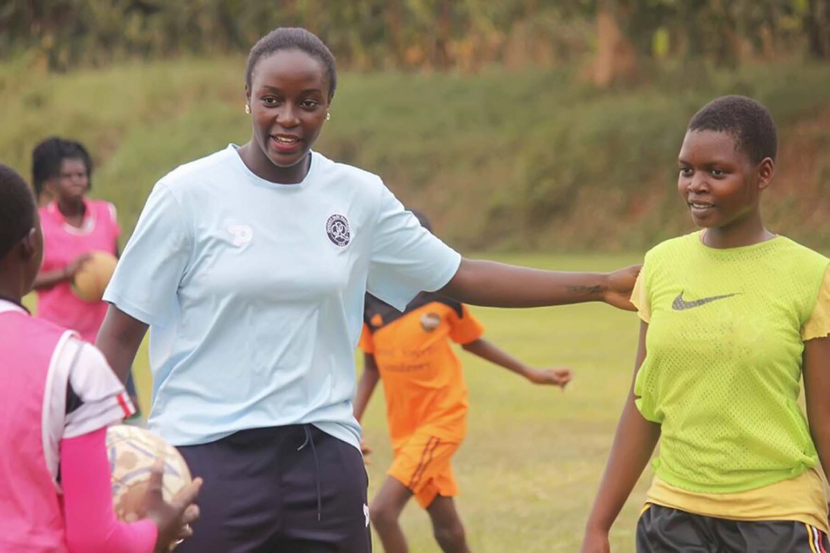 SsenindeFound's tweet photo. Do you know what my favorite part of the game is? The opportunity to PLAY. @SsenindeFound creating equal opportunities for all girls to play football and access to a great education.
#ItsTime
#CreatingForWomen
#Swdfc1 https://t.co/sWJDgyrGJU