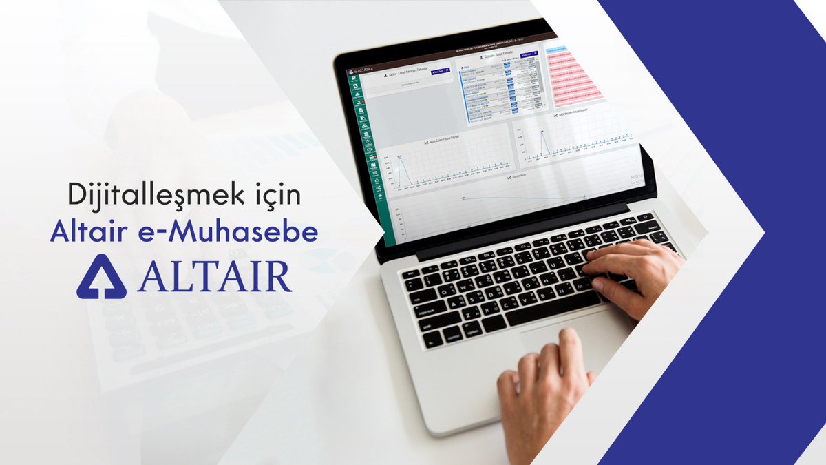 ALTAIR Yazılımdan dev adım e-muhasebe ile artık her şey çok daha kolay. Detaylı bilgi için bizi arayın 0850 333 0 300.