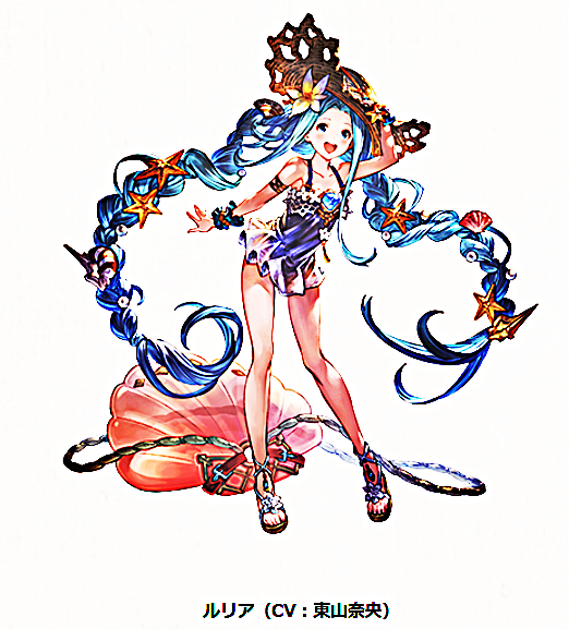 まゆふぉん たまゆら幻想ゲーム空間 Sur Twitter The Maydays 登場キャラの水着姿全身イラストが素敵です 今日梅雨に入ったばかりの西日本ですがｗグラブル世界はもう夏気分 長い髪に色んな形の髪飾り を差し込んでる今年のルリアの髪が