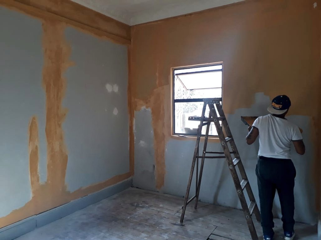 GraceImpactZA's tweet photo. Renovations for Grace Impact Kids Academy in progress....
Thank you te every Grace Partner helping to make this possible.
A lot is still needed. Please contact 0110268351 if you'd like to make any donations or contribution.
(Paint, toys, TVs etc)
#GIKA #GraceImpact https://t.co/iaMqdlZRYZ