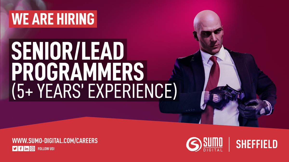SumoDigitalLtd's tweet image. We have a number of great Senior/Lead Programmer opportunities available at #SumoSheffield!

Apply today:
jobs.lever.co/sumo-digital/2…

#GameJobs #CodeJobs