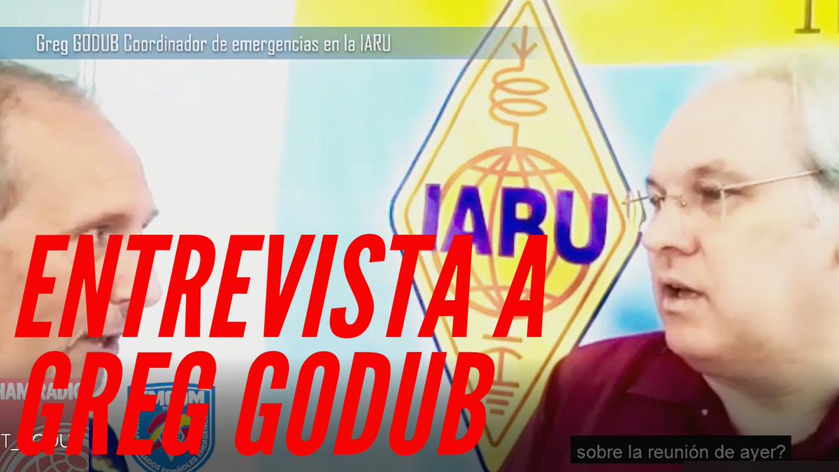 ure_es's tweet photo. Pequeña entrevista a @g0dub responsable de #emergencias en @IARU_R1 por @eb5tt en #HamRadio2019. Debemos trabajar juntos todos los países del área @IARU_R1 ante posibles #catástrofes donde seamos útiles. @emcomspain #emmcom #radioaficionados #SomosURE https://t.co/XWbmevdn5M https://t.co/rvf2B8rffq