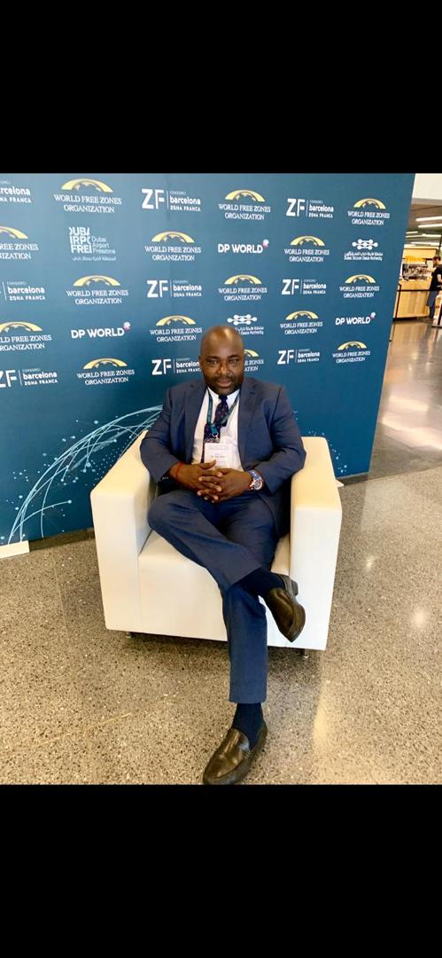 GHANAFREEZONES1's tweet photo. Chief Executive, Mr Michael Baafi led a three  member delegation to participate in the ongoing 5th Annual international Conference and Exhibition in Barcelona, Spain. @sammiawuku @GraphicBusines @Eon3Group @GEPAGhana @MotiGhana https://t.co/vGrf9hYpX6