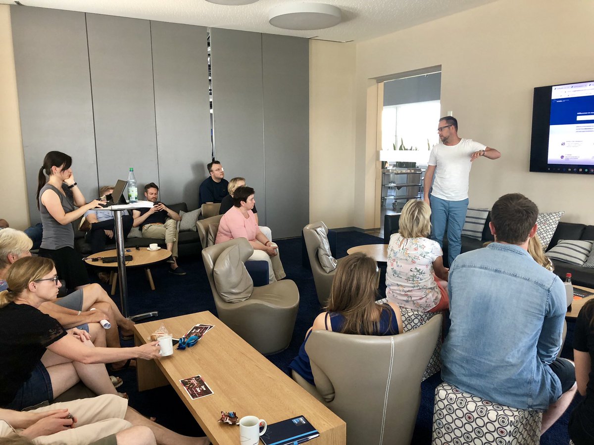 VCG_GSchunk's tweet image. #LearningLunch zum Thema „Vogel Service Center“ @StefanEiselein