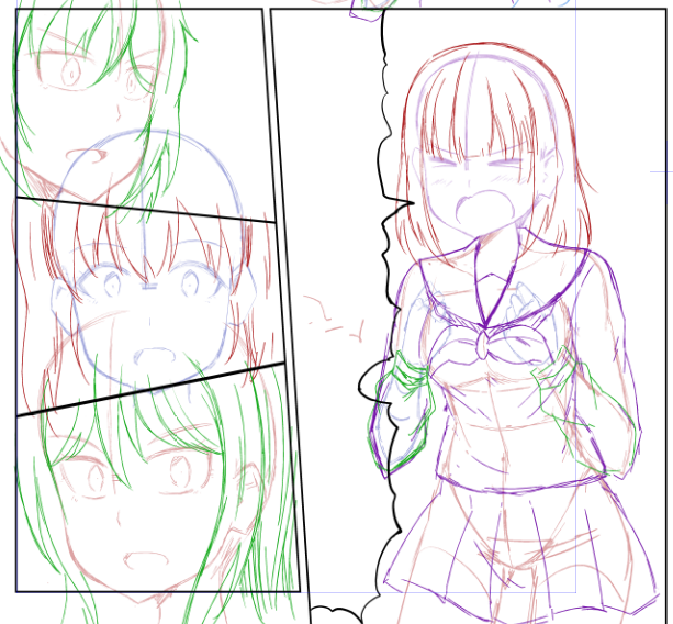 百合探偵の続きを描くのだ 