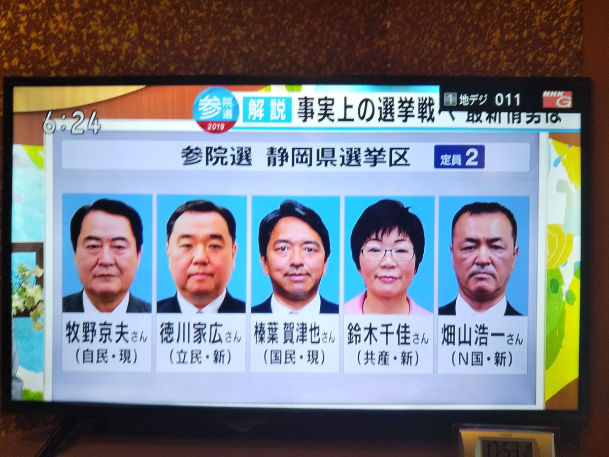 金子快之 かねこやすゆき 渋谷区議会 放送法改正でnhk解体 On Twitter Nhk静岡放送局にて 参議院選挙の候補者が紹介されていました Nhkから国民を守る党は畑山浩一さんが立候補予定です