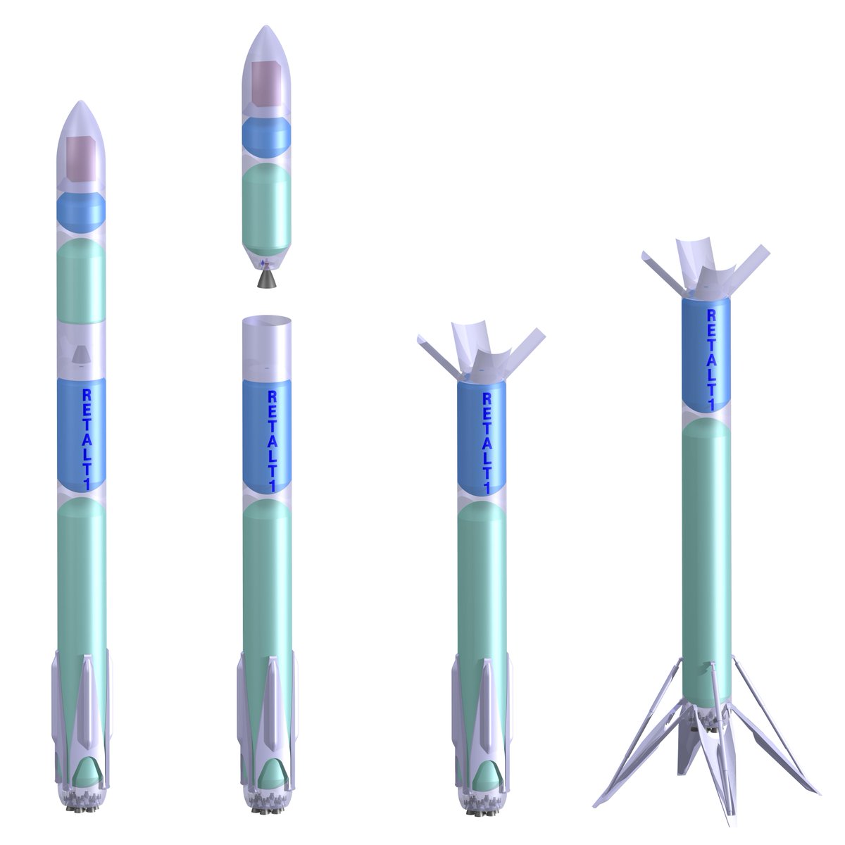 AuerSusan's tweet photo. #RETALT 1
2-stage-to-orbit with vertical landing #Falcon9 style. Target perf: 30 tons to LEO
Interestingly with 7x modified Vulcain 2 engines (to reduce need for to development) thus LH2/LOX.
Instead of using grid fins the interstage will deploy and act as control surface. https://t.co/JltjwM6u7p