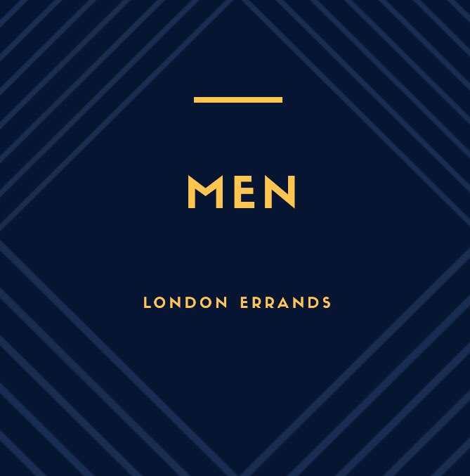 Men’s thread  #londonerrands
