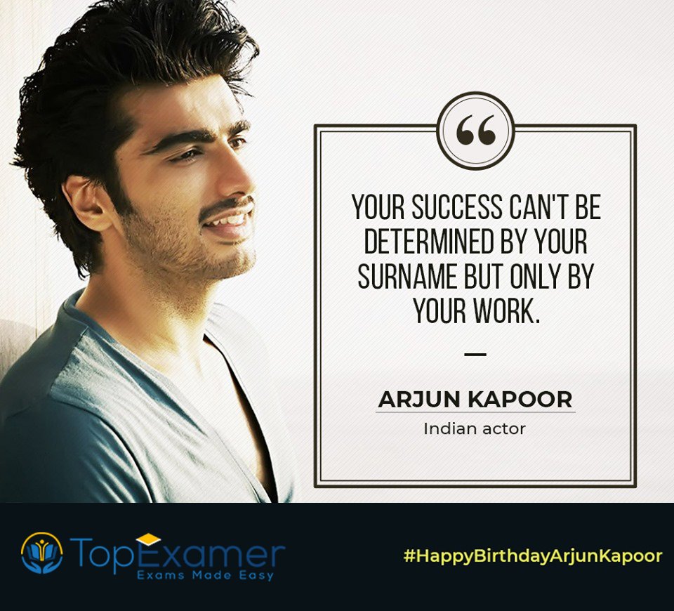 Wishing Arjun kapoor a very Happy Birthday 