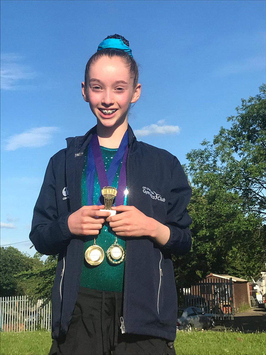 jillmacdonald26's tweet photo. Well done Ruth,  1st place in the 12+ intermediate group at the City of Edinburgh Gymnastics Club champs last weekend at Hamilton Gymnsatics Club. Fabulous display of talent by all gymnasts involved. @cityofEdinGC @BroGymnastics https://t.co/gegeSin7nj