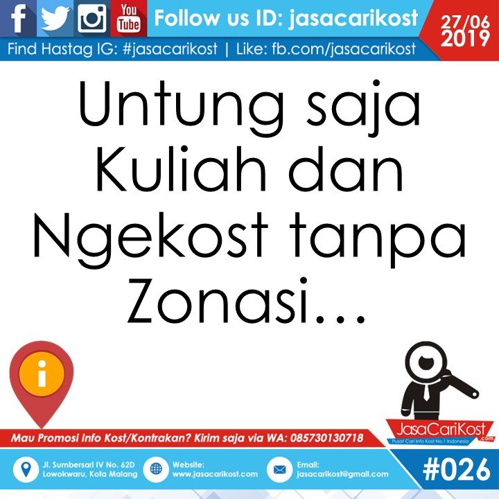 Bebas #infokost #malang