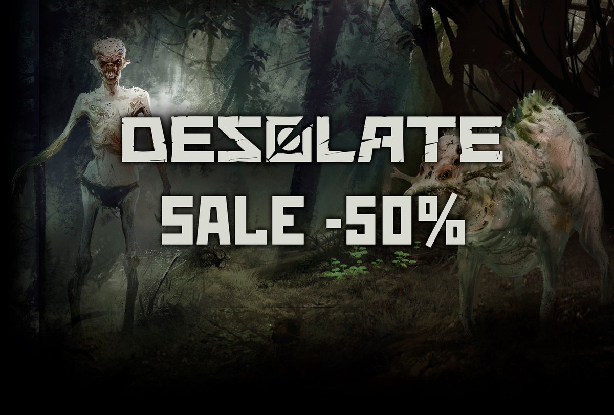 gameDESOLATE's tweet photo. ⚡SUMMER SALE⚡
DESOLATE -50% off! Get your copy until July 9th!

Explore the anomalies of Granichny island and survive in its hostile environments — alone or with friends!
https://t.co/6f2C9mvpC1
#survivalgame #horrorgame #IndieGameDev #indiewatch #indiegame  #SteamSummerSale https://t.co/bNYjprhJhw