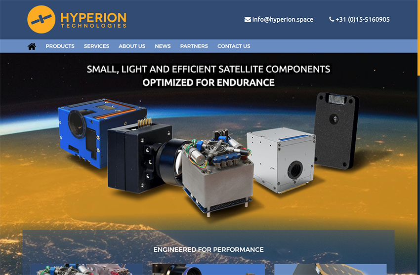 🚀 De nieuwe responsive website voor Hyperion Technologies staat online! Small, light and efficient satellite components. #wordpress #responsive #website 👉 rmw.li/hyperion-techn…