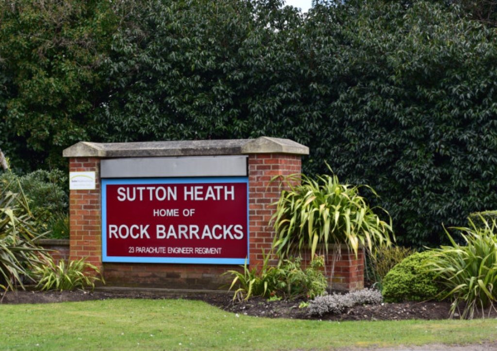 His memory is kept alive in  @AirborneSappers whose home was aptly named Rock Barracks (in Woodbridge, Suffolk). N.B The remainder of  @16AirAssltBde moved to Merville Bks, Colchester, at the same time.