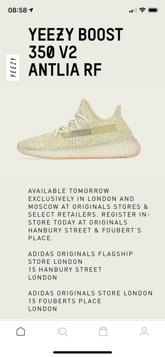 adidas yeezy raffle app