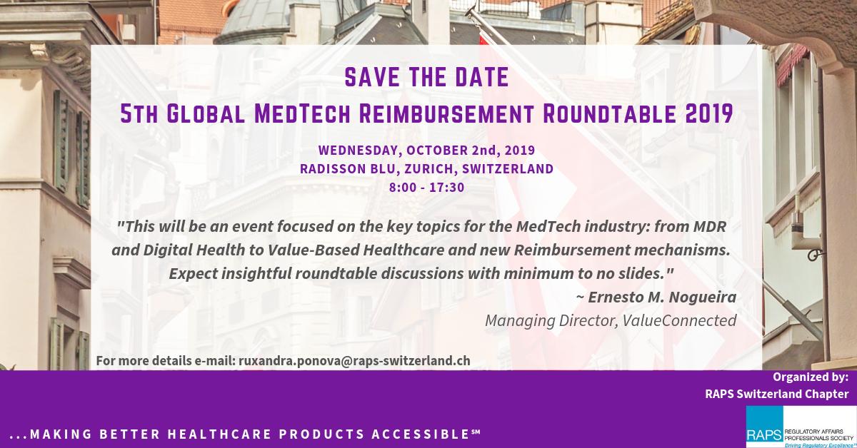 NS_Recruit's tweet photo. Have you booked your seat at our 5th  #MedTech #GRRT in  #Zurich? If #marketaccess &amp; #reimbursement are a priority for you &amp; your company, you will not want to miss this event! DM us for more details. #medicaldevices #digitalhealth #healthcare https://t.co/rgUOt8UxTp