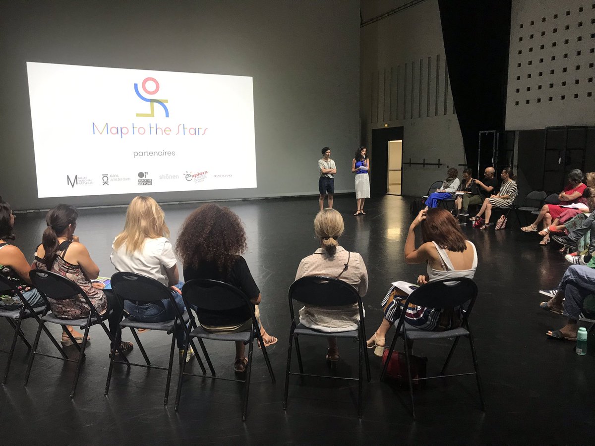 balletmarseille's tweet photo. Présentation de l’application numérique #MapToTheStarsEU au @balletmarseille en présence des partenaires, de la @Daac_Aix_Mars et des élèves de CM2 de M. Amadei de l’école St-Barnabé. #danse #EAC #numérique  @DANE_Aix_Mrs @EuropeCreative @mercatflors @ICKamsterdam @Explora_Roma https://t.co/KZi18COqz2