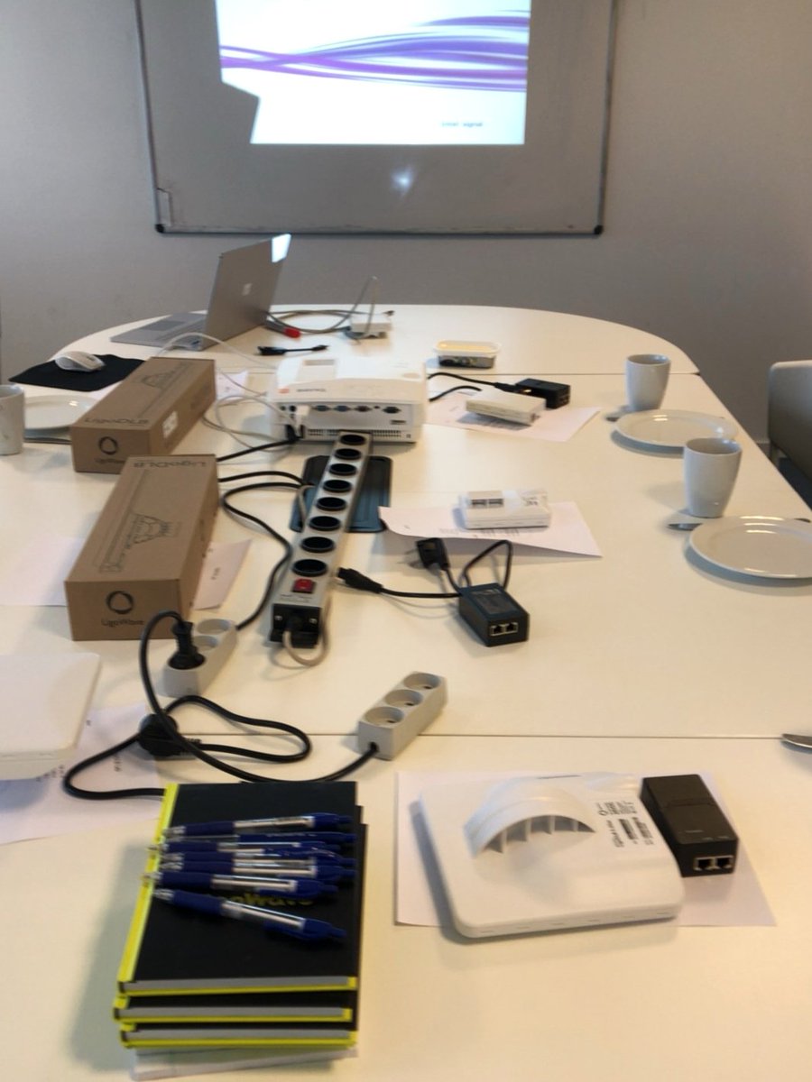 LigoWave's tweet image. Check out the highlights from the DLB training in Denmark hosted by our partner @Cloudrouter_dk !
#LigoWave #training #cloudrouter