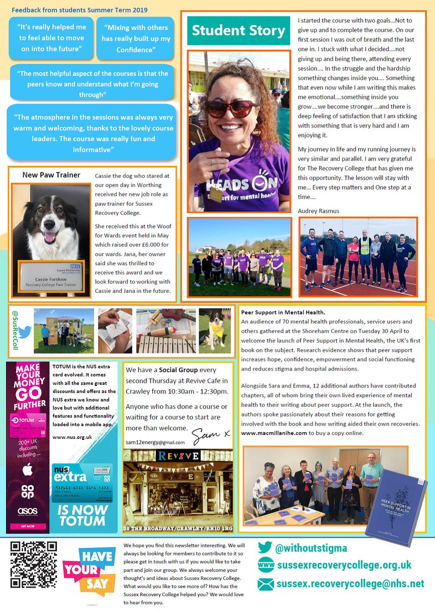Sussex Recovery College tweet media