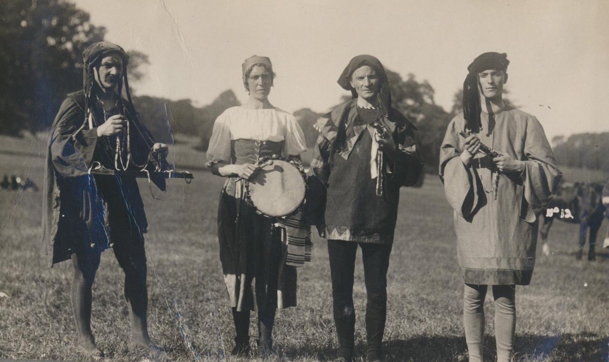 Our Librarian is off to #Glastonbury &amp; to celebrate we've digitised a recently discovered photo album of the first Glastonbury Festivals (ran 1914-26), incl. performers &amp; sites of local history &amp; folklore. You can view &amp; download these rare images here! buff.ly/2FuurKo