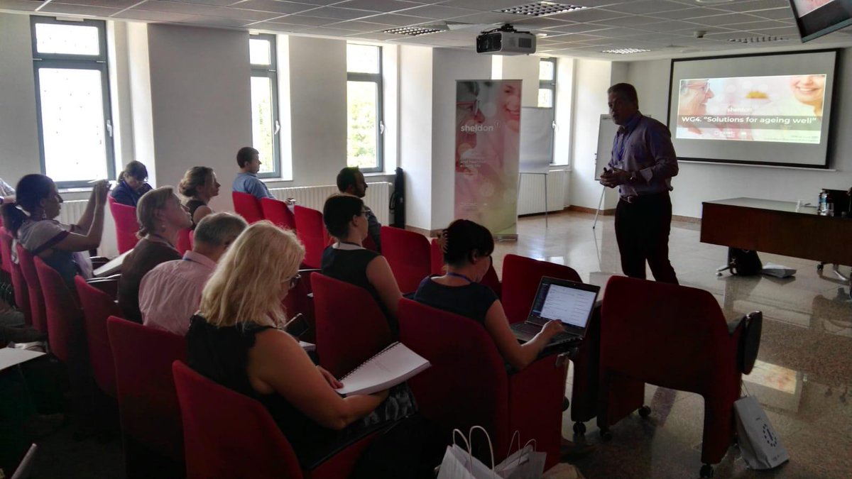 COST_SheldON's tweet photo. The gentleman in the shadow is @RafaelMaestreF , leader of the @COST_SheldON Working Group 4, detailing the objectives and expected outputs. @COSTprogramme #SheldonBucharest https://t.co/nKLrLwEO7A