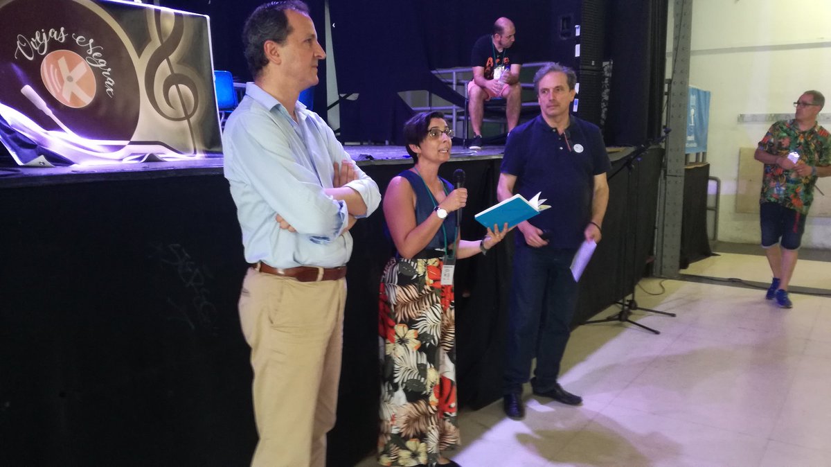 MMejorImposible's tweet photo. Inaugurando la I Jornada Radios en Red Salud Mental 2019 con Abelardo Rodríguez y Jose Jiménez de Cisneros. #radiosenred #RadiosComunitarias #saludmental https://t.co/TfWu9LoKdA