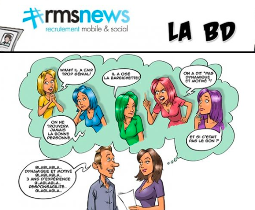 💭 BANDE DESSINÉE 💭 Que se passe-t-il vraiment dans la tête du recruteur comme du candidat ?
😀 Joie
😢 Tristesse
🤢 Dégoût 
😱 Peur 
😠 Colère 
Toutes les émotions y passent ! Et vous laquelle se fait le plus sentir lors d'un entretien ?
rmsnews.com/bd-entretien-r…
#Recrutement #BD