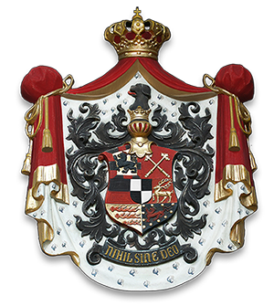 Urgrossvater KaiserKoenig Wilhelm II und.

Seine Kaiserlich Koenigliche Hoheit

Hohenzollersches Gesamtwappen.