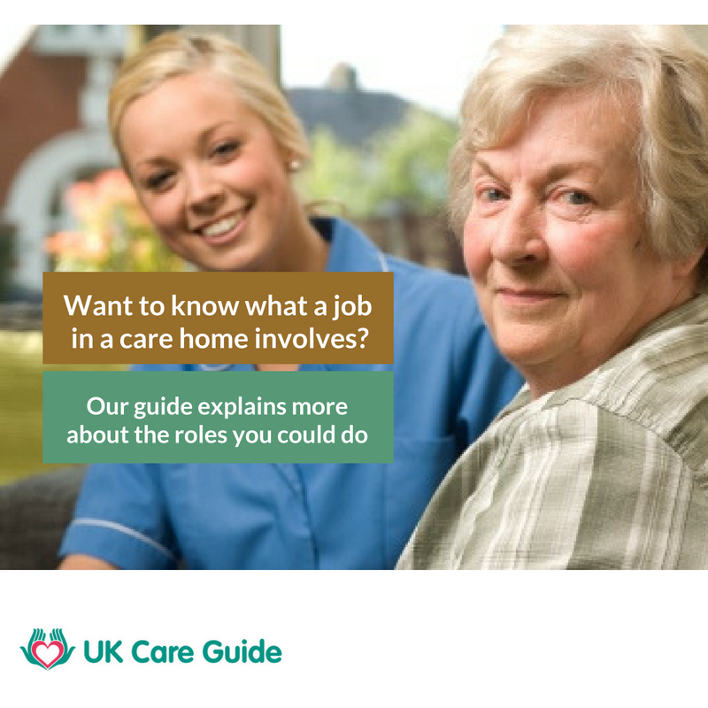 Do you want to work in a care home? Our guide explains the different types of jobs you could do dld.bz/eWnuM