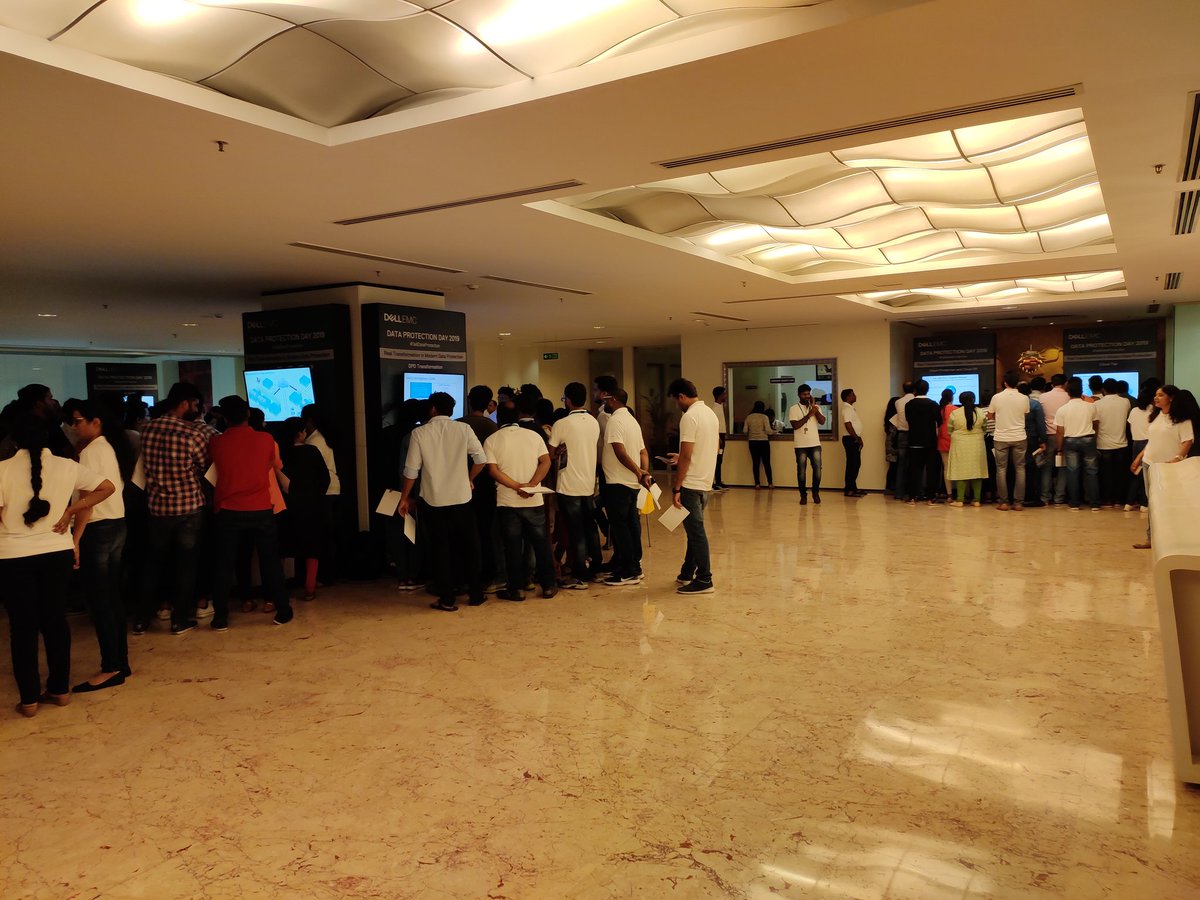 mahanteshma's tweet photo. #DPDday excellent audience. We still incoming visitors and excited to hear about DPD achievements #DellDataProtection @Shelesh_1 @rjanardan @neelamegha @sunnydebk https://t.co/F31rIM0OoG