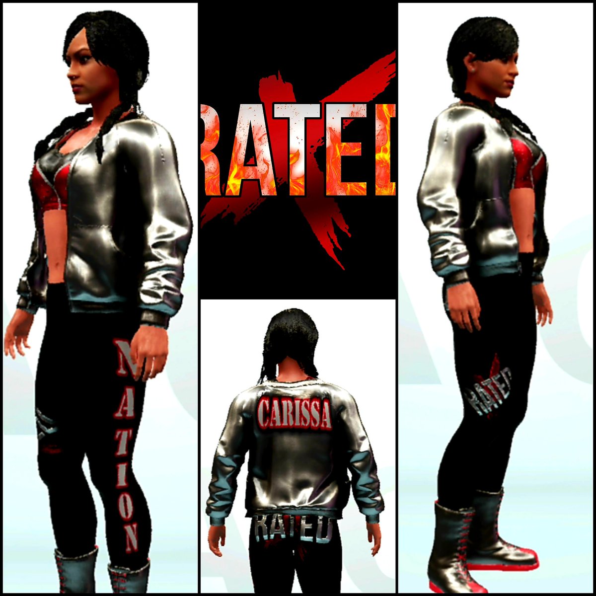 RatedXTurbo's tweet photo. RATED X CARISSA About to take over up incoming in NEO! @WrestlingNeo #RATEDXNATION https://t.co/zDCCy9bSoy