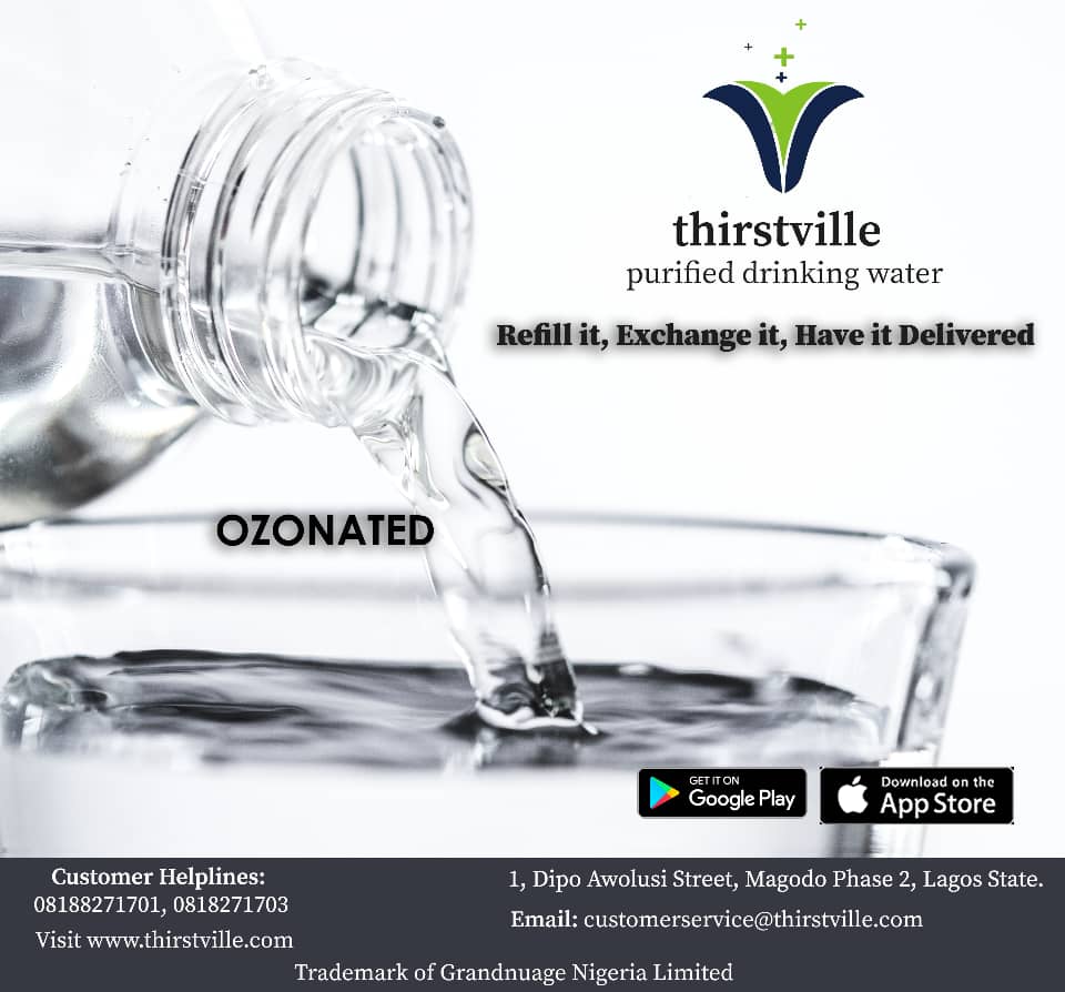 TrafficChiefNG's tweet photo. Drinking water is a kind of "fuel" in the hands of Suppliers &amp; Distributors. They supply for corporate &amp; individual use and demand for this "fuel" is high no matter the economy!

Become a #Thirstville Distributor today! Call/WhatsApp: 08135000351 @washvault @ThirstvilleW https://t.co/usAOBIr1Ui