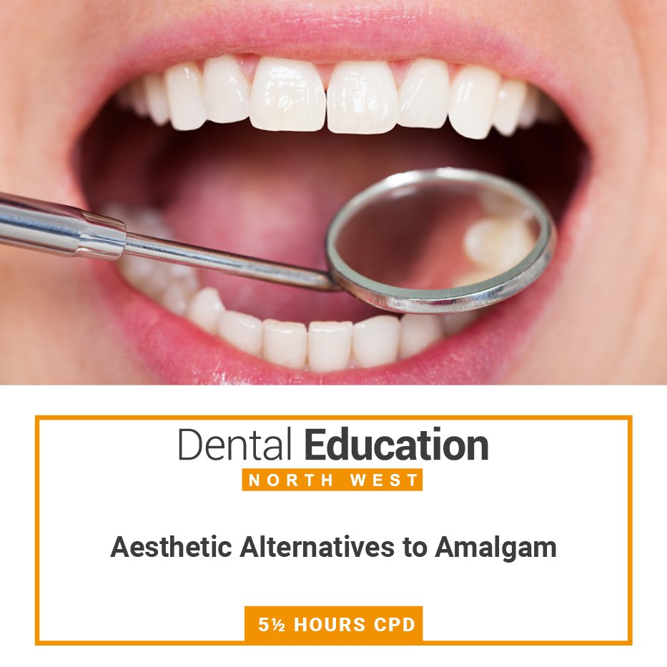 Refresh your knowledge on techniques and current thinking for non-metal restorations at our Aesthetic Alternatives to Amalgam course! maxcourse.co.uk/henw/guestCour… #DENW #DentalEducation #DentalCPD #CPD #Dentistry #Amalgam
