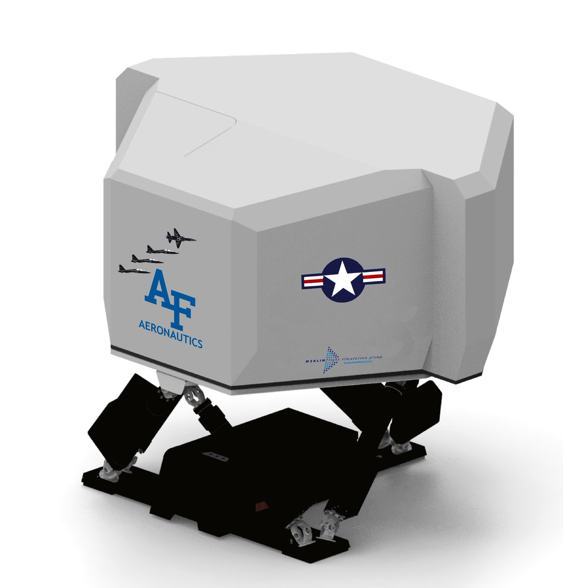 Merlinsim's tweet photo. Delighted to announce the signing of a prestigious contract to supply 4 #engineering #flight #simulators to #USAFA Academy #Colorado #smallbiz #uksme #entrepreneurs #uktech #STEM #WednesdayMotivation #prrequest #ukbusiness #brexit #aerospace #USA #Sussexsmallbiz @AviationWeek https://t.co/lGTt3o6lwA