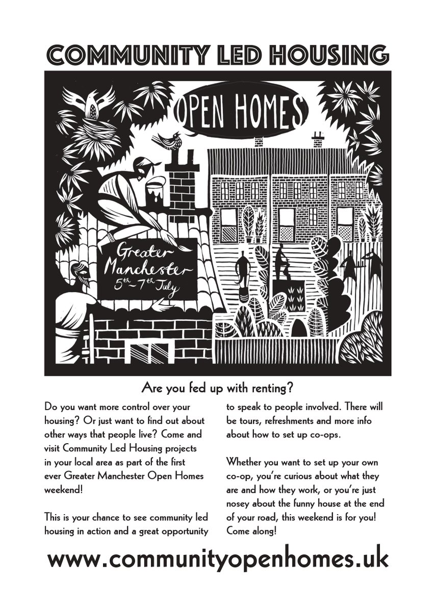 NSCPG's tweet photo. Springs TMC are hosting a drop-in event as part of #CoopFortnight and Greater Manchester Open Homes Weekend on Saturday 6th July, 9am - 12noon at the Springs Activity Centre. This is an opportunity to learn more about community-led social housing and co-operatives. All welcome! https://t.co/D1UB9zGlCo