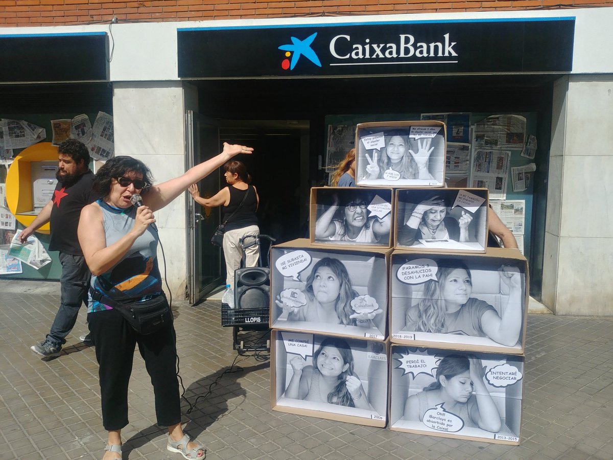 Desenmascaramos junto a <a href="/enmedio_info/">Enmedio</a> la verdadera cara de <a href="/caixabank/">CaixaBank</a> <a href="/FundlaCaixa/">Fundación ”la Caixa”</a> y sus prácticas antisociales y vulneración de derechos #EnCAIXAdes