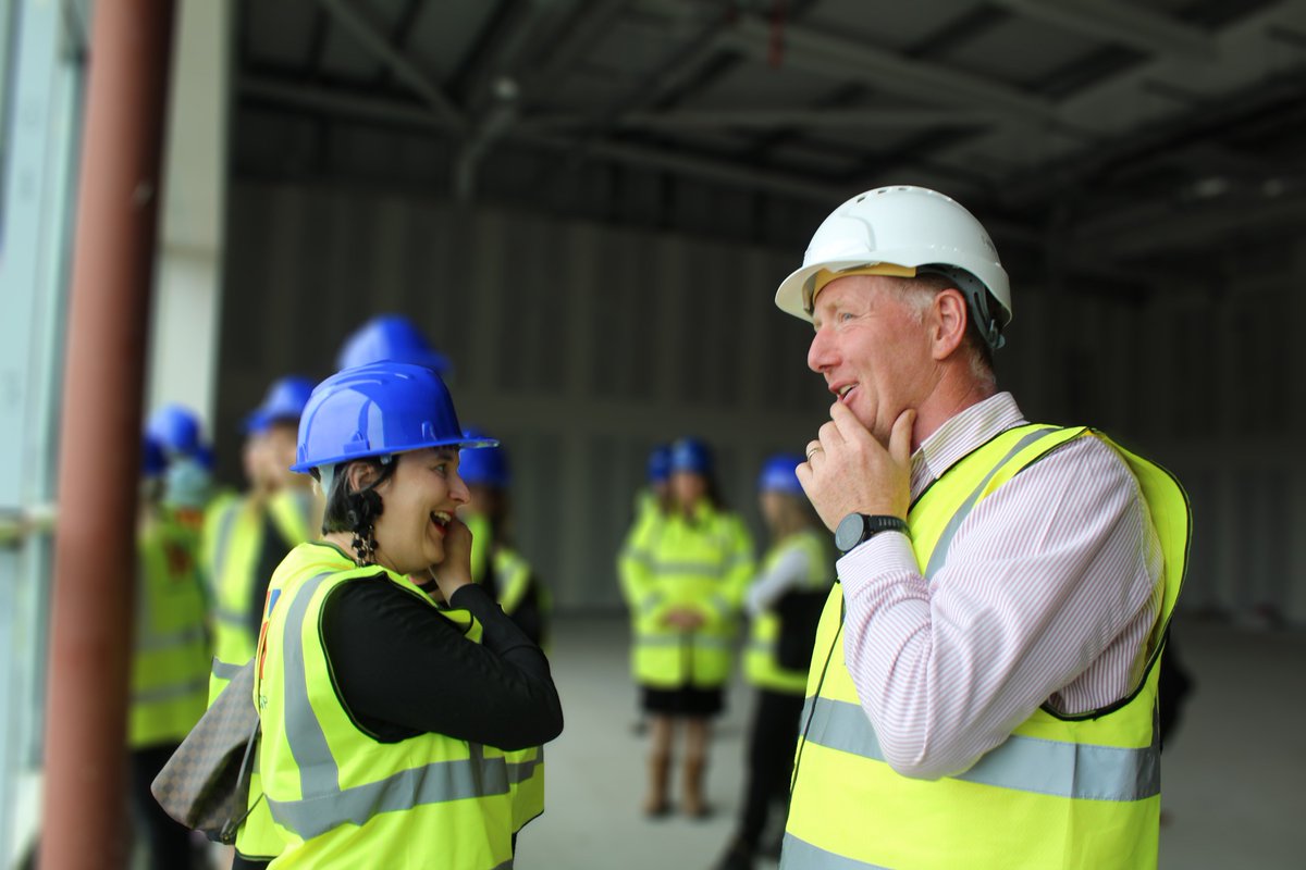 HeronBros's tweet photo. We were delighted to welcome @wipnireland for an exclusive tour around our £25m Andersonstown Leisure project yesterday. Women in Property creates opportunities, expands knowledge and inspires change for women working in #property & #construction #WIPUK #WIPNI #Belfast https://t.co/4GBfTXhToB