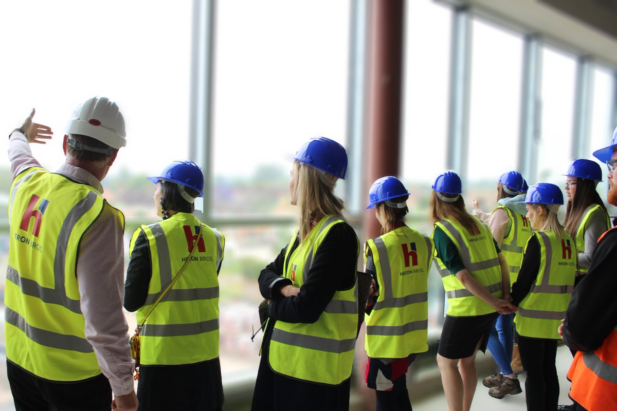 HeronBros's tweet photo. We were delighted to welcome @wipnireland for an exclusive tour around our £25m Andersonstown Leisure project yesterday. Women in Property creates opportunities, expands knowledge and inspires change for women working in #property & #construction #WIPUK #WIPNI #Belfast https://t.co/4GBfTXhToB