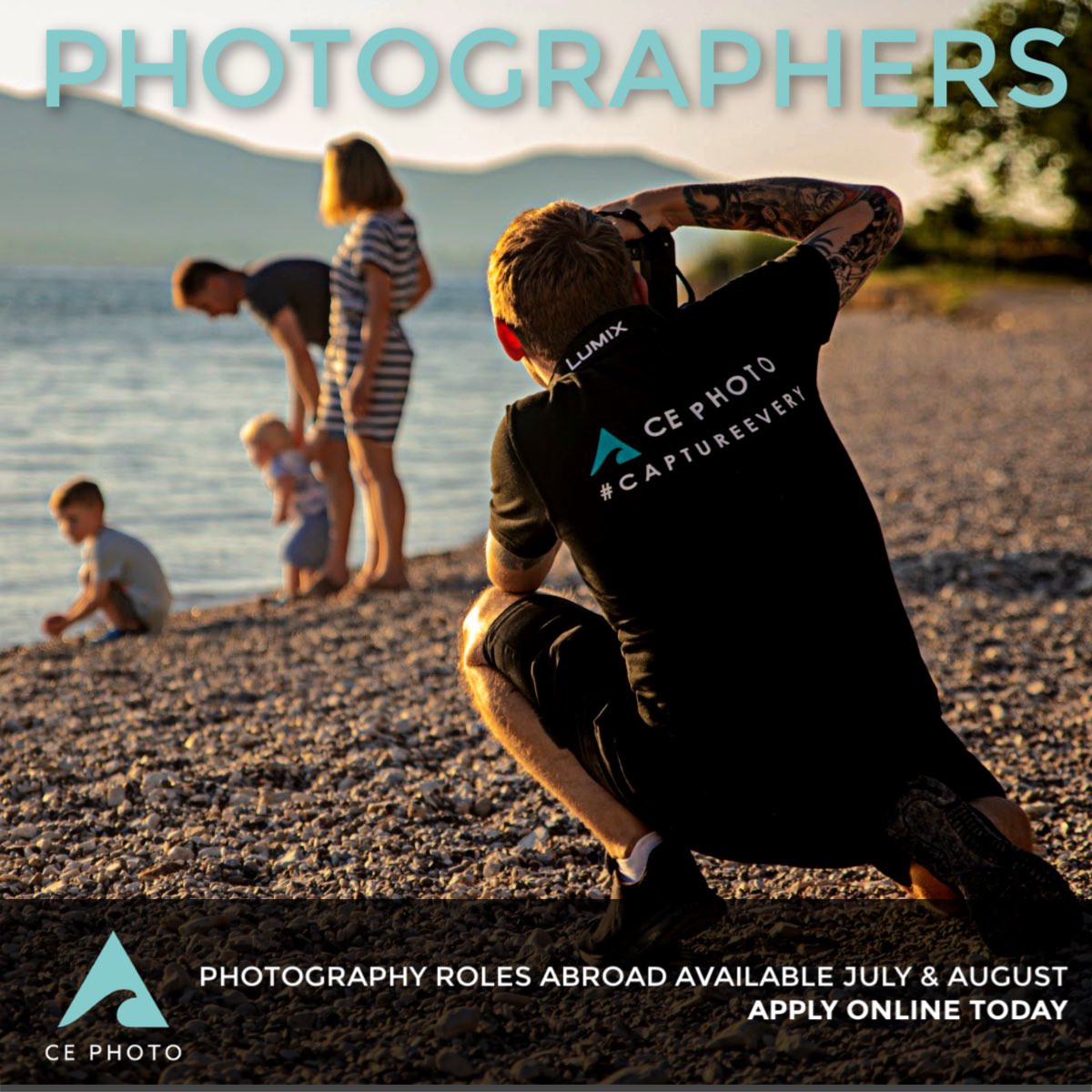 Photography roles available for the summer. Apply online: cephoto.uk/photography-jo…