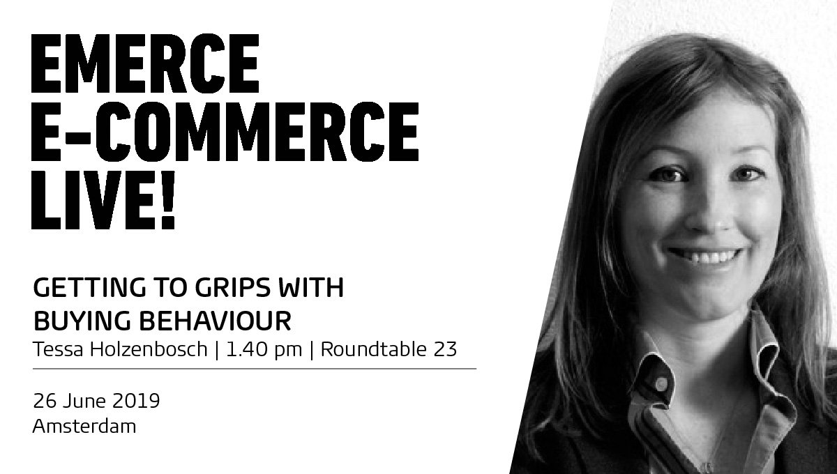 Are you at Emerce Live and want to know more about buying behaviour? Then join our Technology expert Tessa from 1.40pm as she runs a series of sessions about it! Don't miss out today at roundtable 23 - #ECL19 <a href="/GfK/">GfK - An NIQ Company</a>