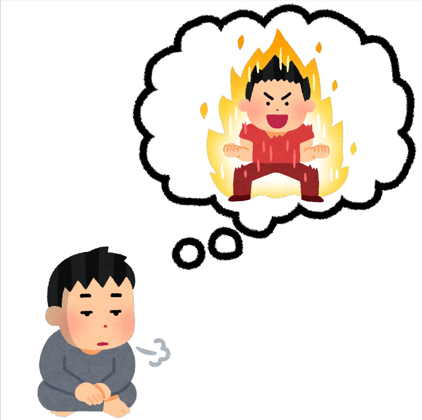 O Xrhsths まいチクをいらすとやで再現 Sto Twitter Dayukoume 再現難易度 使ったイラスト 3枚 ふきだしのイラスト やる気に燃える人のイラスト 男性 無気力な人のイラスト 男性 まいにちチクショー T Co Htjsxj8n1s Twitter