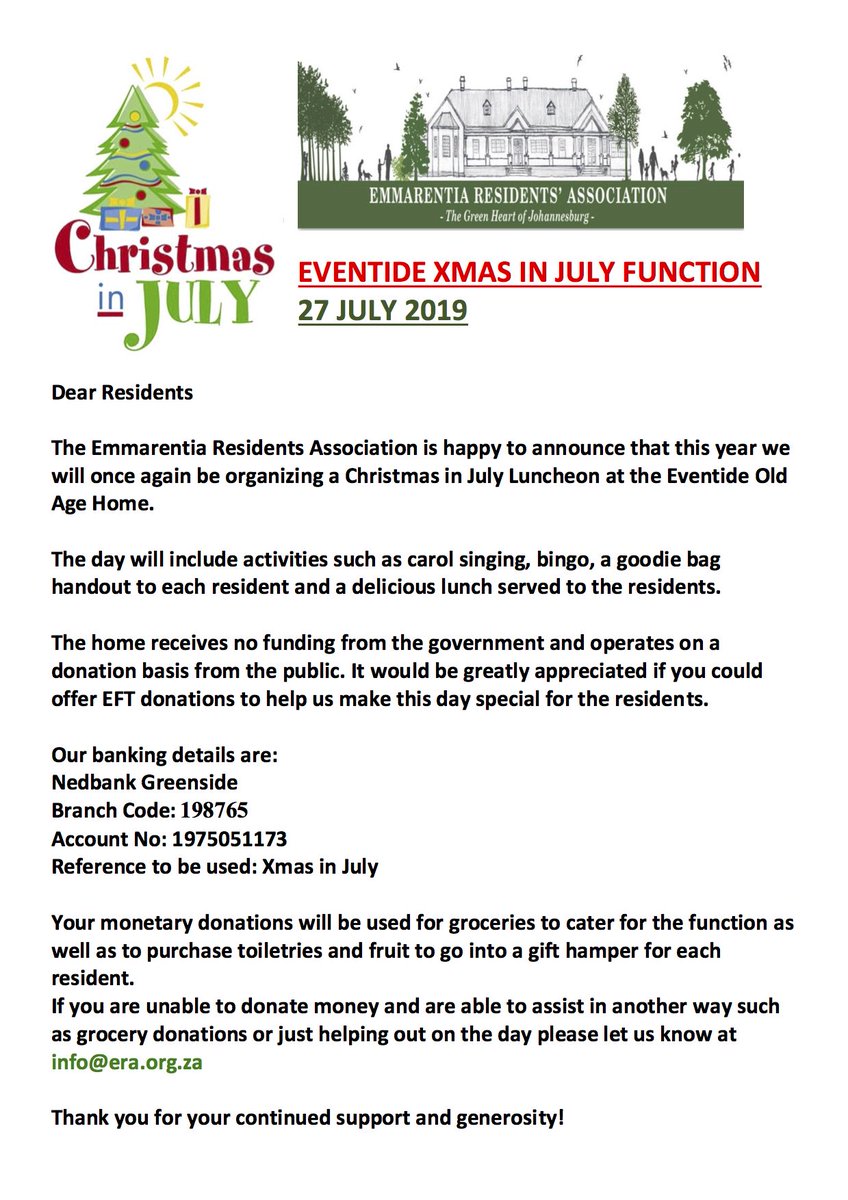 Emmarentia Residents (@emmarentiajhb) on Twitter photo 