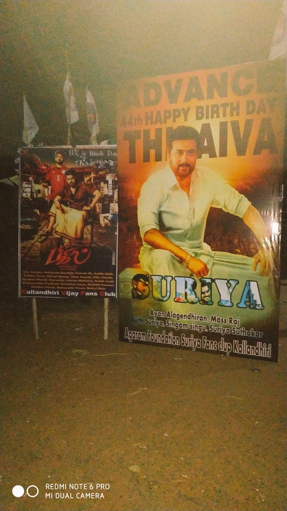 Ajith_SuryaFan's tweet photo. Advance  happy birthday thalaiva...Madurai kallandhiri  agaram foundation  surya fans club kallandhiri Surya veriyan... 😍😍😍😍 https://t.co/Z4mzTejd4V