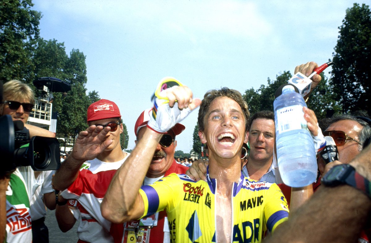 Tour De France Happy Birthday To Greg Lemond The American Turns 5 8 Today Thirty Years After His Famous Victory Over Laurent Fignon Joyeux Anniversaire A Greg Lemond