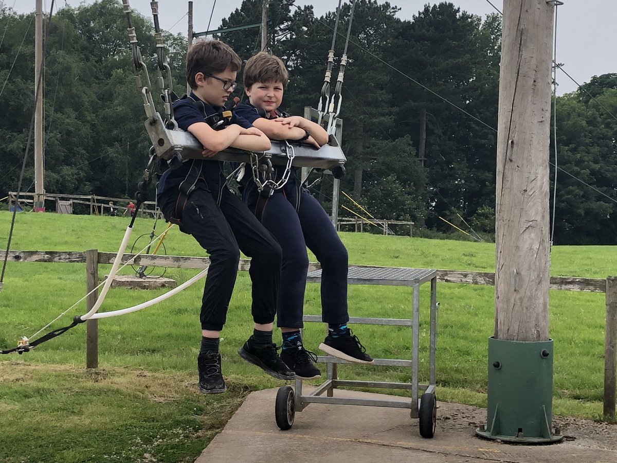 Y5 and 6 have had a great time away with <a href="/PGLTravel/">PGL Schools & Groups</a> at Winmarleigh Hall. Tired but very happy.