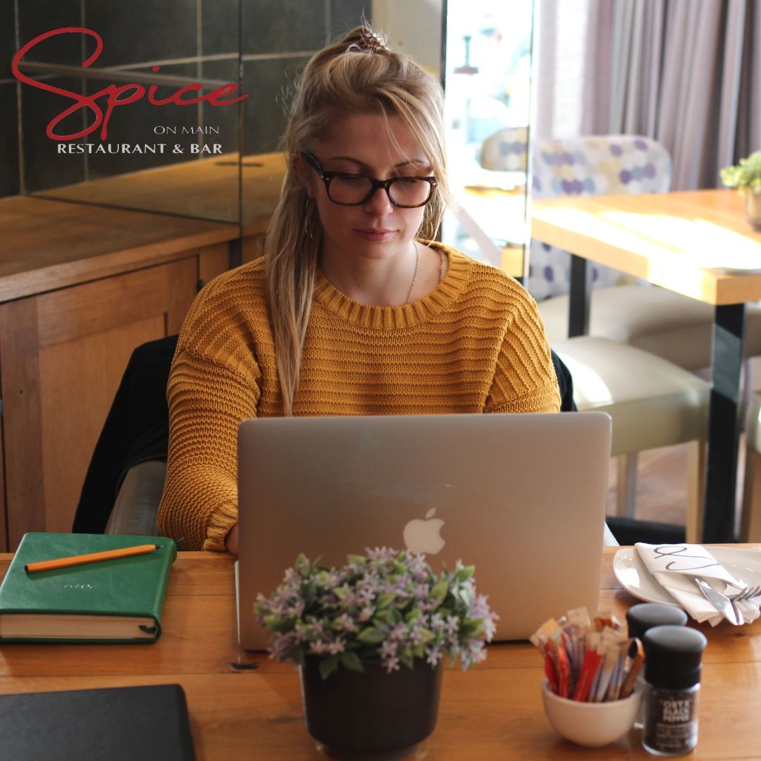 spiceonmain's tweet photo. The perfect spot to plug in, tune out  and get some work done with our #freeWiFi  and delicious #coffee. 

#SpiceOnMain #Restaurant #CapeTown #Wifi #UncappedWiFi #DigitalNomad #Blogger #Lifestyle
#CoffeeAddict #OfficeOfTheDay #MyOfficeIsBetterThanYours #BloggerStyle https://t.co/cXutLiUHr8
