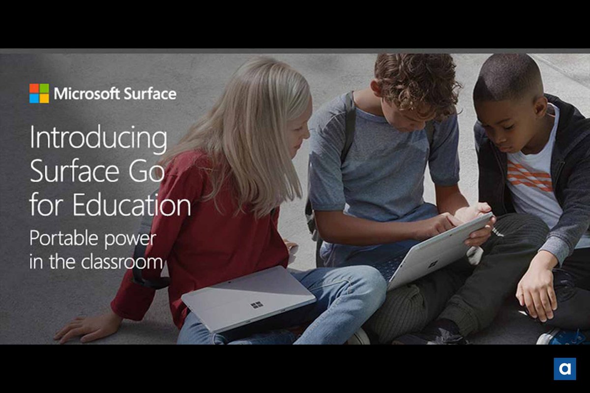 Equip every student with a powerful learning solution such as Surface Go. Surface is a trusted brand that offers more secure, easy-to-manage devices that are ready to go wherever young minds will take them.  Learn more today:

bit.ly/2KUGsbF 

#SurfaceGo #Academia